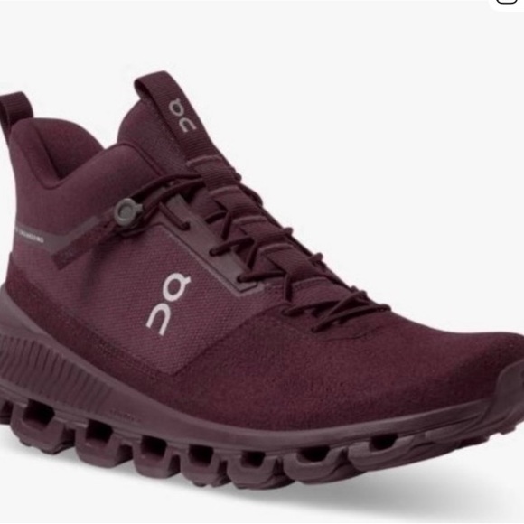 On Running Shoes - On Running Burgundy Athletic Shoes